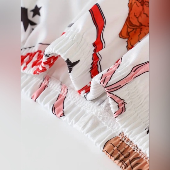 Women’s Two Piece Graphic PJ Set ~ NEW NEVER WORN ~ Size XXL | Polyester - Picture 6 of 14